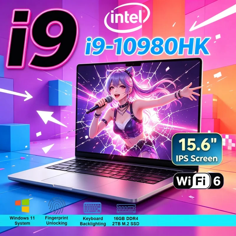 Review Wellness - 高評価の15.6インチFHD 120Hz IPSノートパソコン。Intel i9-10980HKプロセッサー、16GB/32GB RAM、2TB SSD、Windows
