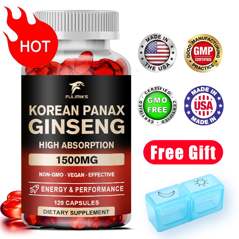Ginger Tea - パナックスジンセン 15,000 mg - 男性用韓国産紅参サプリメント -