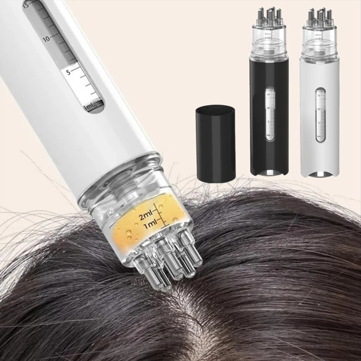 Essential Oils - *X07A 頭皮アプリケーター液体コームミニマッサージコームエッセンシャルオイル液体ガイドマッサージャー抗脱毛頭皮ケアツールA
