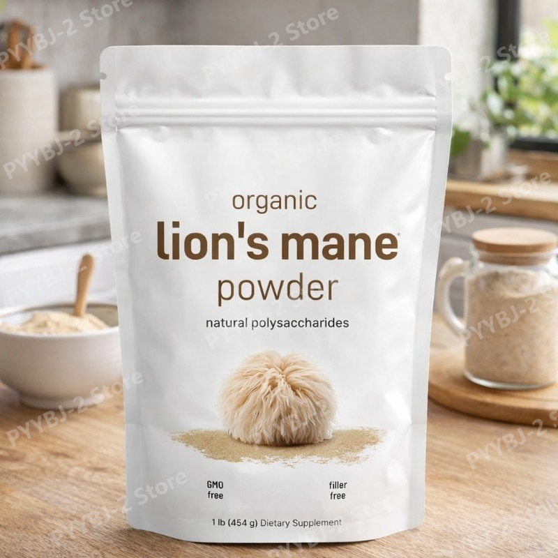 Chamomile Tea - オーガニックライオンズメーンマッシュルームパウダーは、脳の集中力、エネルギー、免疫の健康をサポートします。スムージーやコーヒーに最適です。1袋あたり454g。