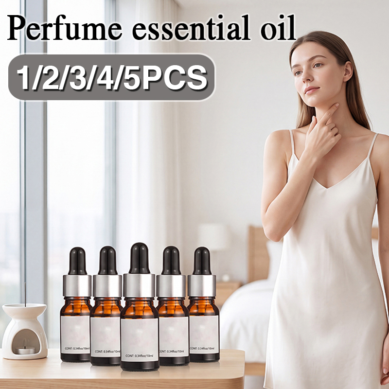 Essential Oils - 1/2/3/4/5PCS 香水エッセンシャルオイル、男性用と女性用の香水、持続性のある香り、ファミリーフレグランスエッセンシャルオイル、ニッチ高級フレグランス、デートや通勤用ジョーカー、ボディフレグランスエッセンシャルオイル、個人用ギフト、10mlポータブルフレグランス。