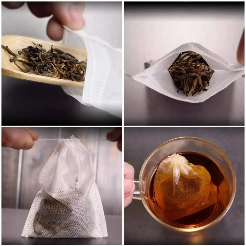 1000-100 個使い捨てティーバッグフィルターバッグ巾着 - Chamomile Tea のレビューと価格
