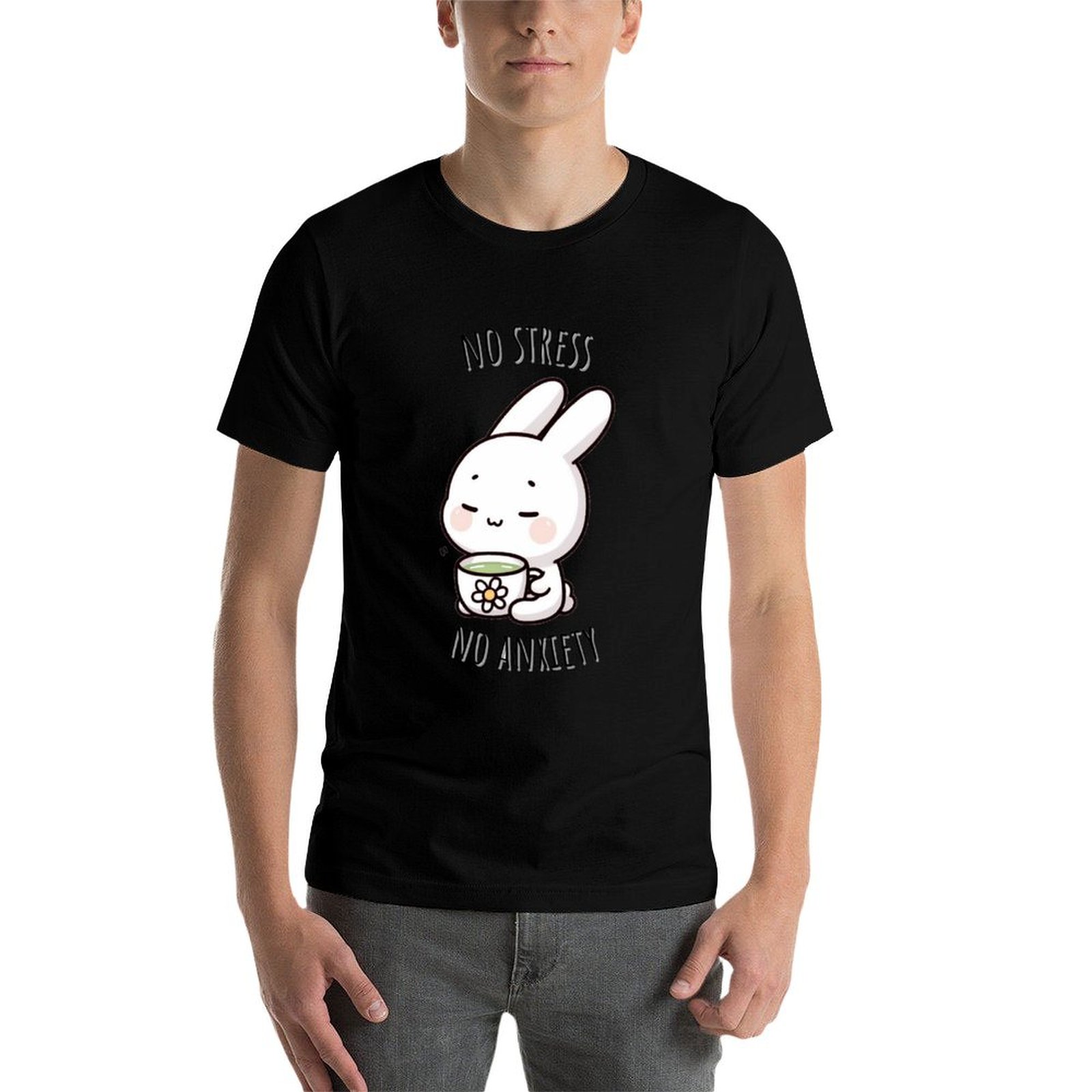 カモミールティーバニー Tシャツ ベーシック半袖Tシャツ メ - Chamomile Tea のレビューと価格