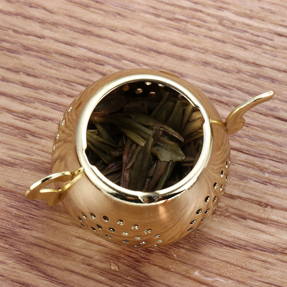 ティーポットの形をしたティーストレーナー,チェーン付き,ステ - Herbal Tea のレビューと価格