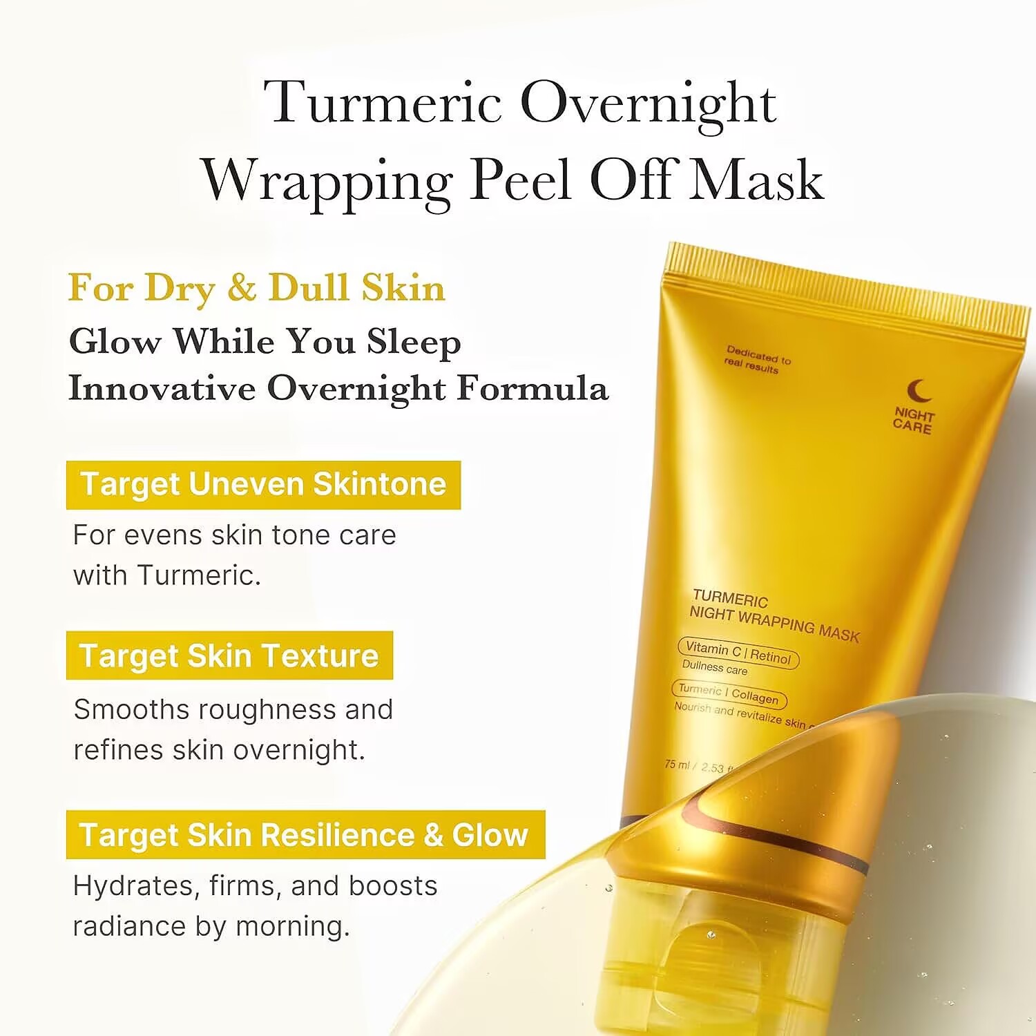 ターメリックコラーゲン ラッピングピールオフマスク - Turmeric のレビューと価格