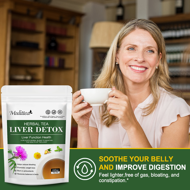 ムリテア 100%天然肝臓クレンジングデトックスドリンク 6 - Chamomile Tea のレビューと価格