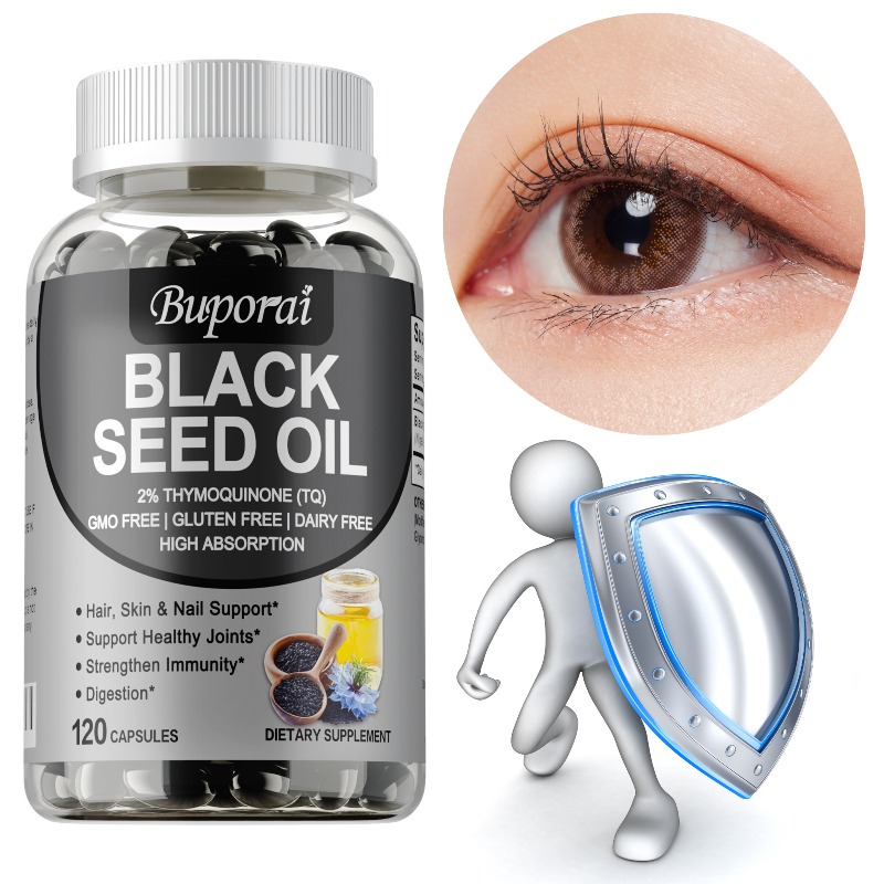 プレミアムブラックシードオイル 120カプセル - 全体的な - Herbal Supplement のレビューと価格