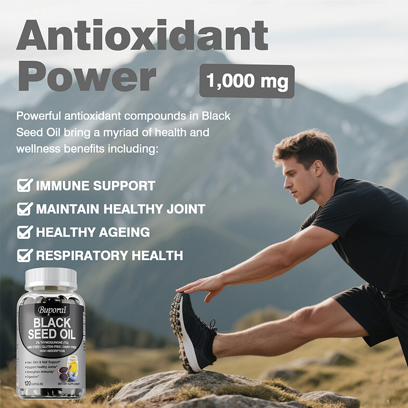 プレミアムブラックシードオイル 120カプセル - 全体的な - Herbal Supplement のレビューと価格