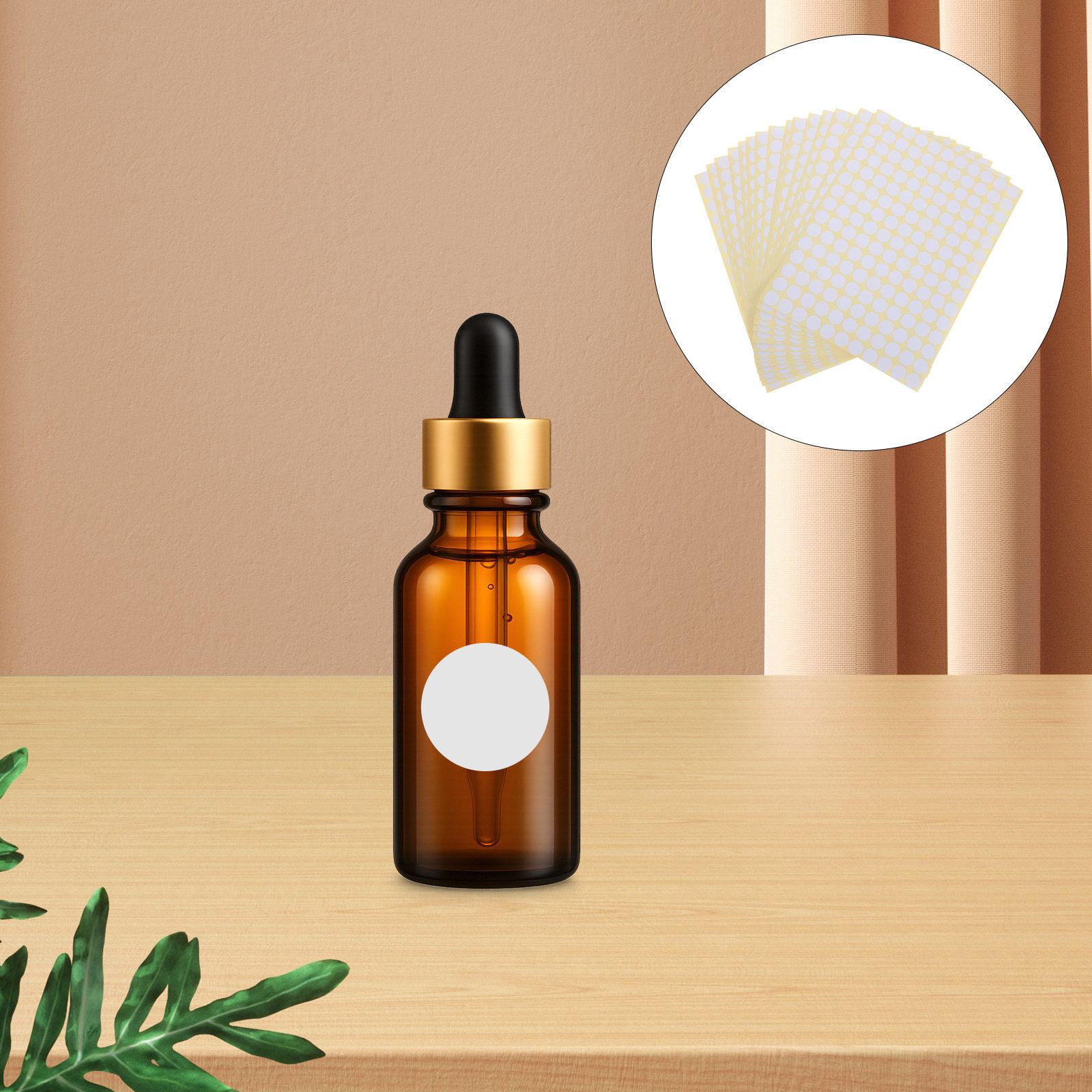 7425個入り ミニ丸型無地ステッカーラベル 白 10mm  - Essential Oils のレビューと価格