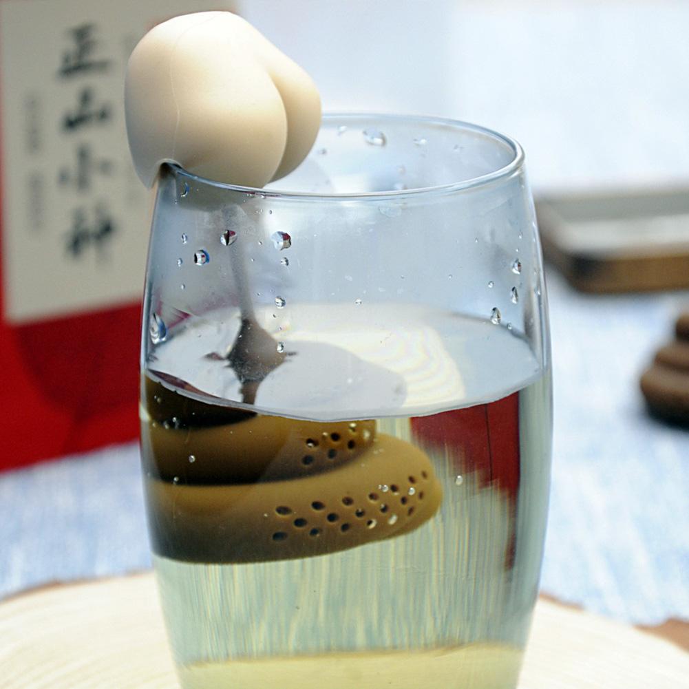 シリコン製茶こし　斬新なうんち型　再利用可能なおもしろいハー - Herbal Tea のレビューと価格