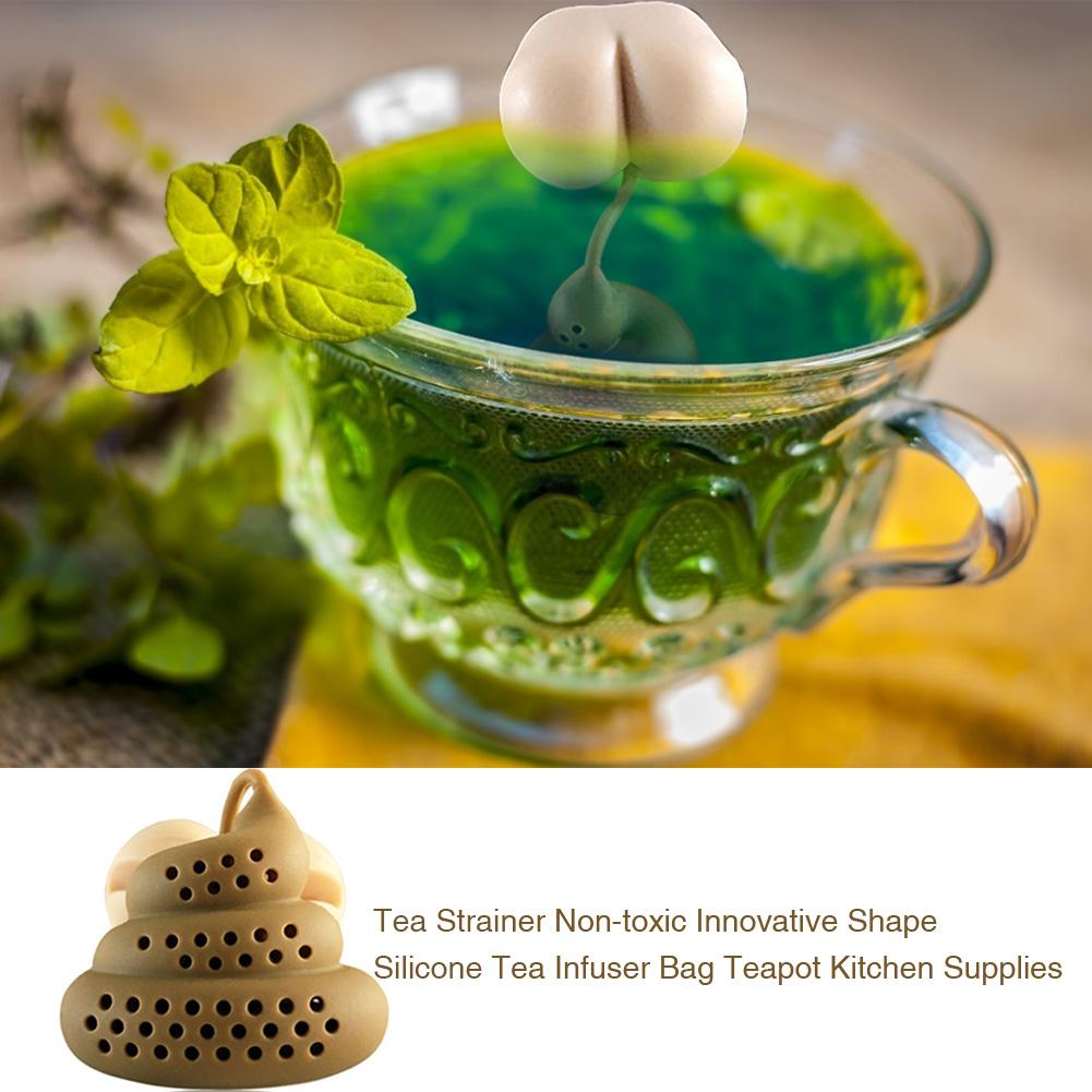 シリコン製茶こし　斬新なうんち型　再利用可能なおもしろいハー - Herbal Tea のレビューと価格
