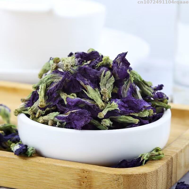 天然蝶蘭ドライフラワーブルーバタフライピーの花美容石鹸ウェデ - Dried Herbs のレビューと価格