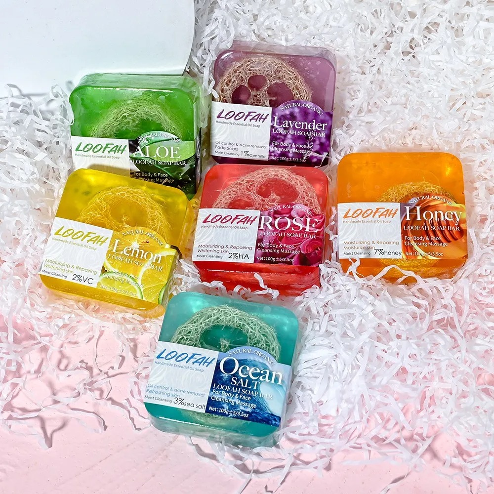 100g オーガニックラベンダーエッセンシャルオイル石鹸、体 - Lavender Oil のレビューと価格