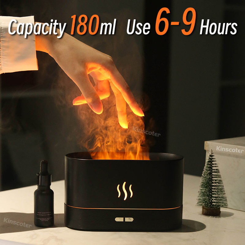 USBデスクトップフレームアロマディフューザー加湿器 7色シ - Lavender Oil のレビューと価格