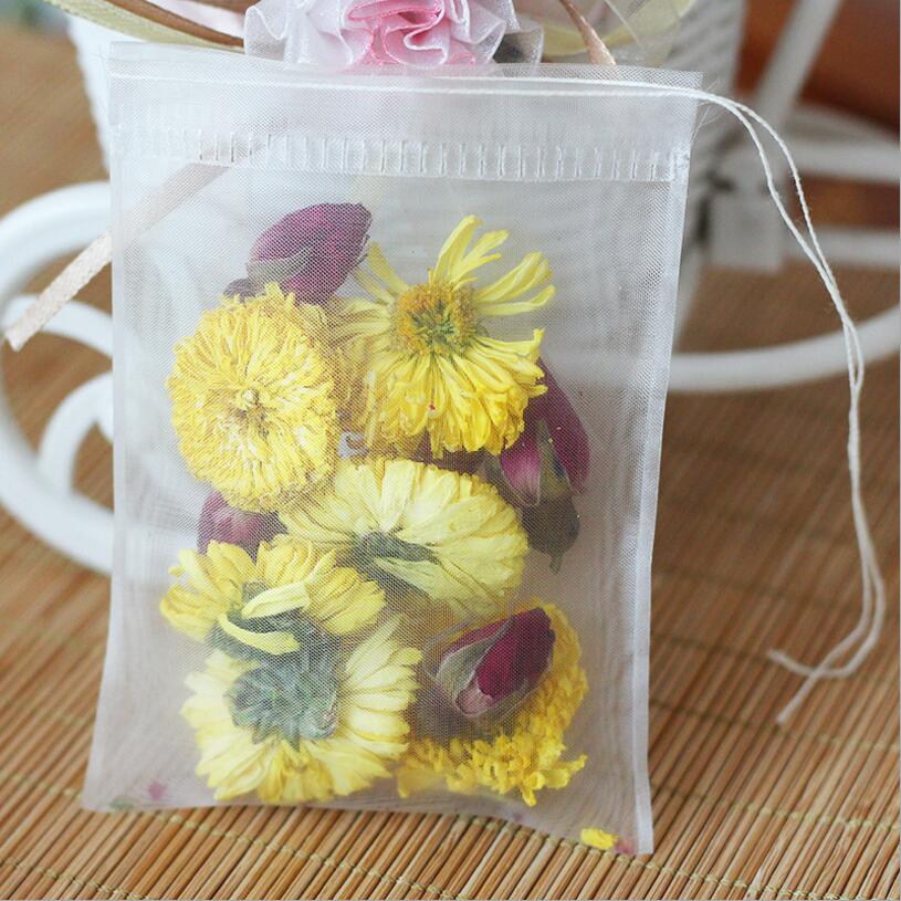 50 ピース/ロット空のティーバッグナイロン素材のティーバッ - Chamomile Tea のレビューと価格
