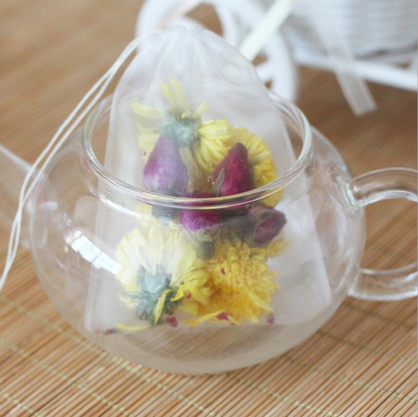50 ピース/ロット空のティーバッグナイロン素材のティーバッ - Chamomile Tea のレビューと価格