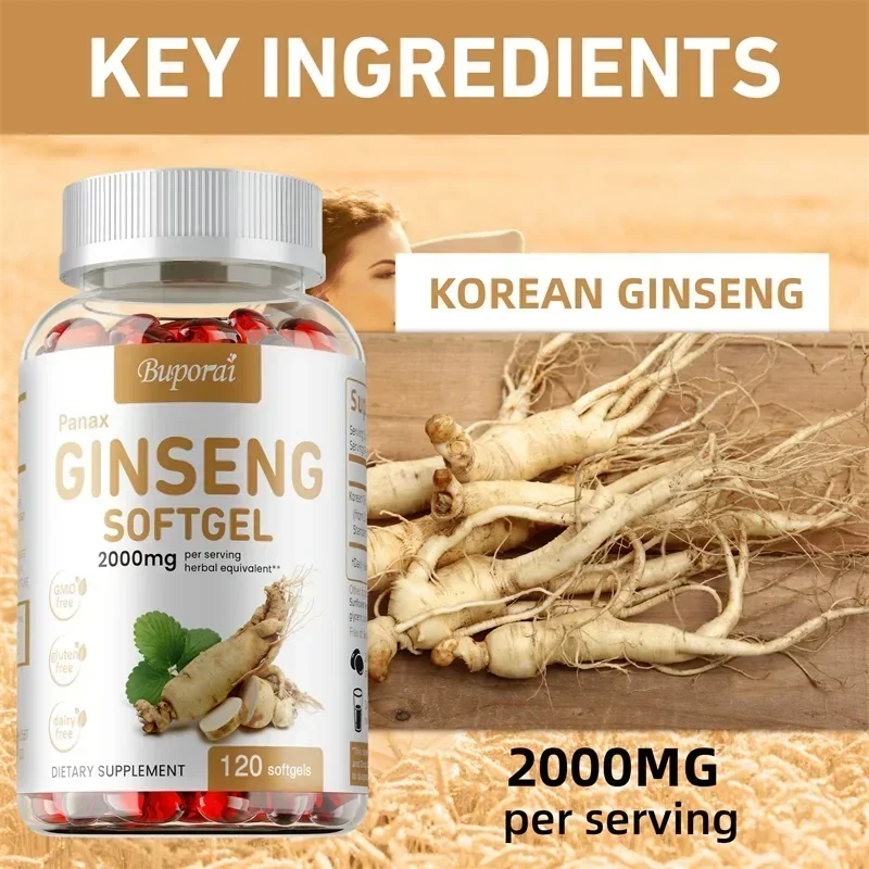 レッドパナックス高麗人参カプセル - 免疫力、エネルギー、疲 - Ginger Tea のレビューと価格