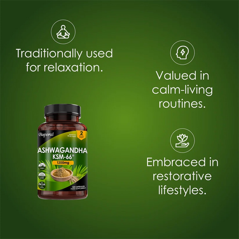 アシュワガンダ KSM-66 1200mg - 免疫システム - Herbal Supplement のレビューと価格