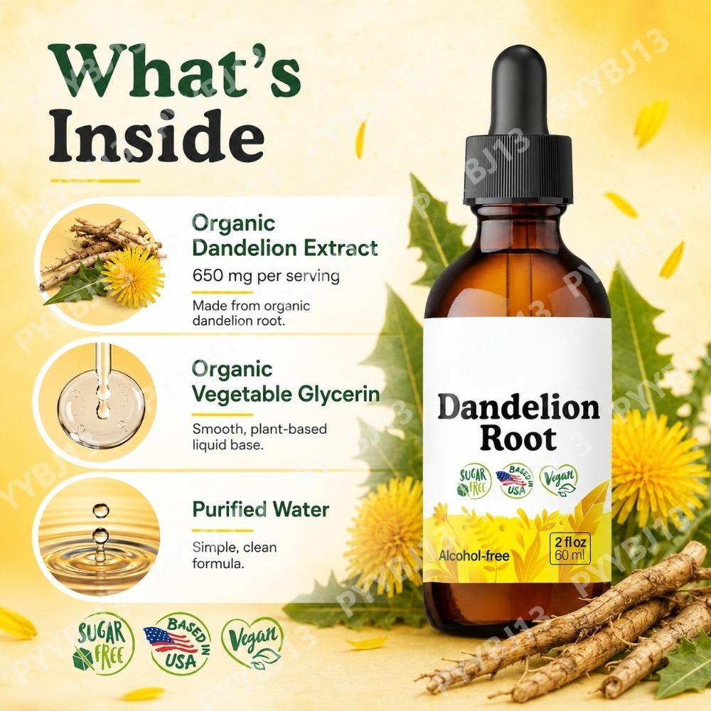 タンポポ根のサプリメント 肝臓デトックス クレンズサポートチ - Herbal Tincture のレビューと価格
