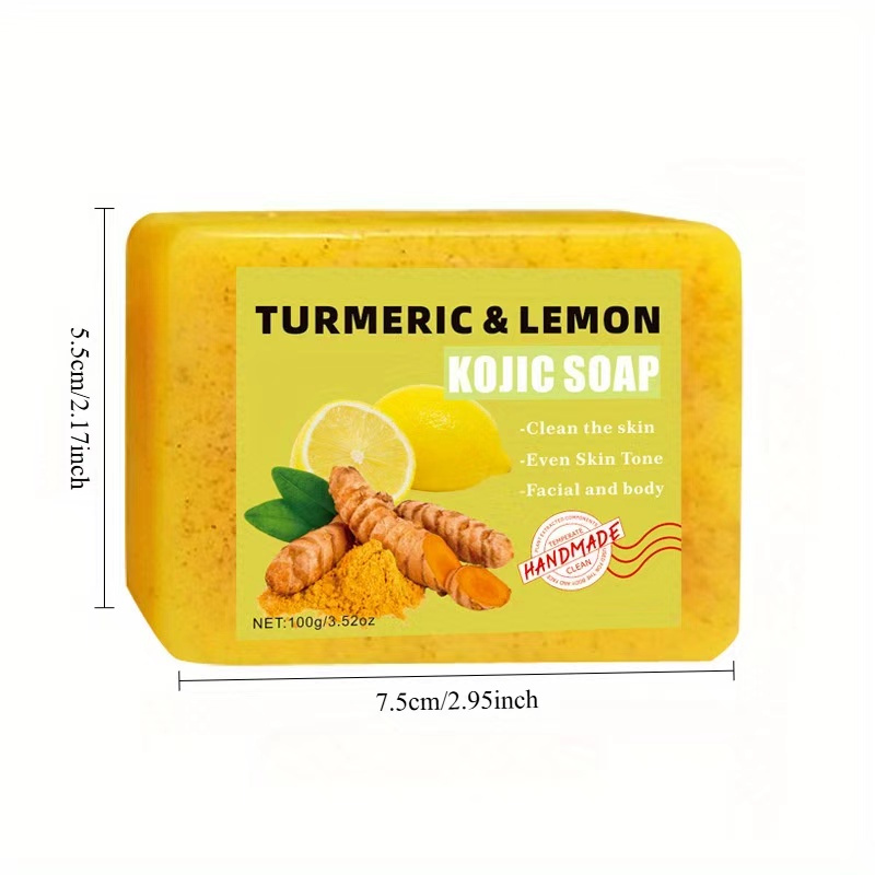 ターメリッククエン酸石鹸 2 個、優しいクレンジング、ボディ - Turmeric のレビューと価格